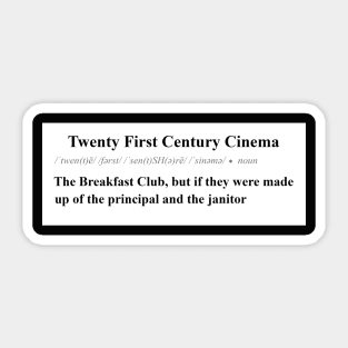 TFCC Definition "The Breakfast Club" Sticker